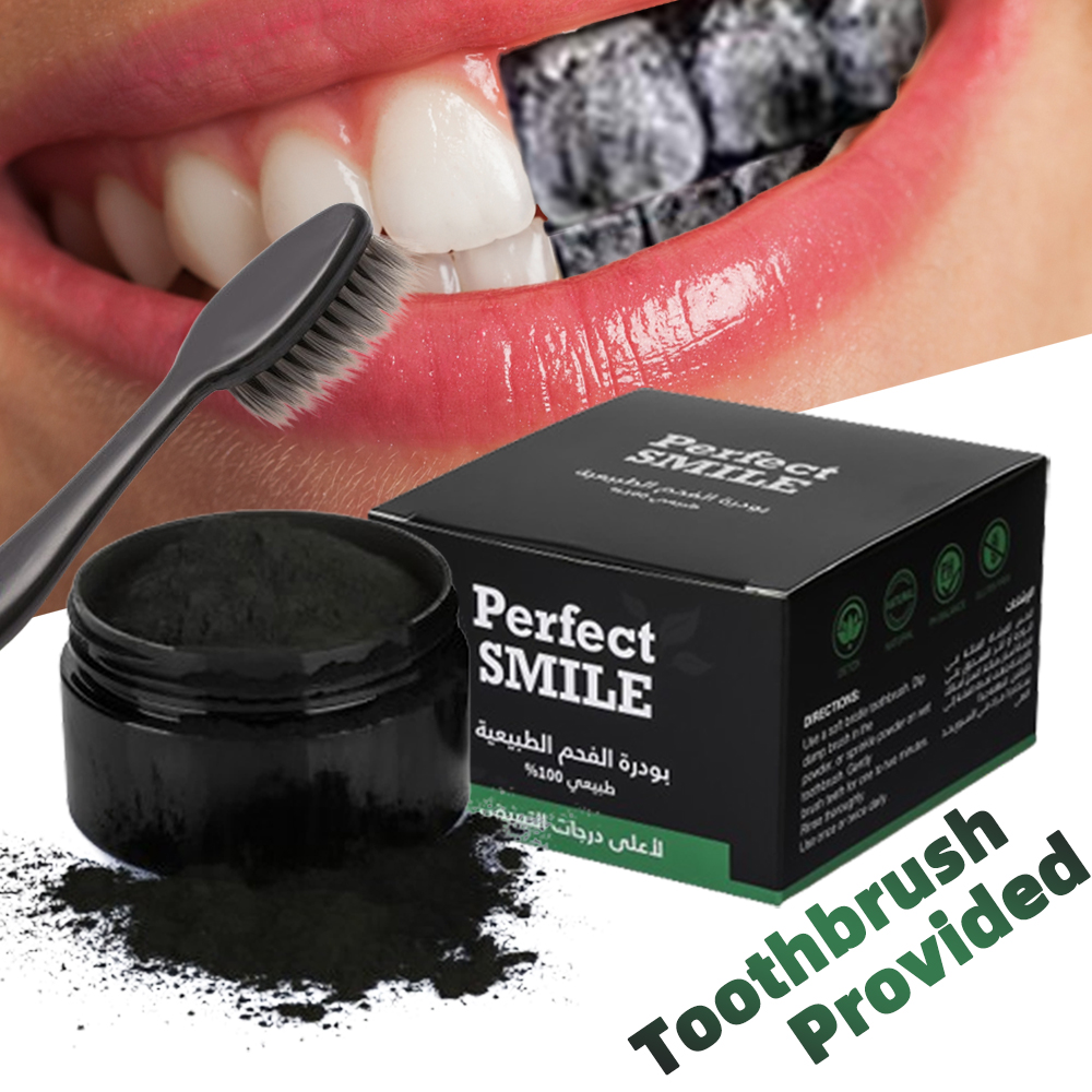 Whitening Powder Activated - Teeth Whitening Powder Organic Activated Charcoal