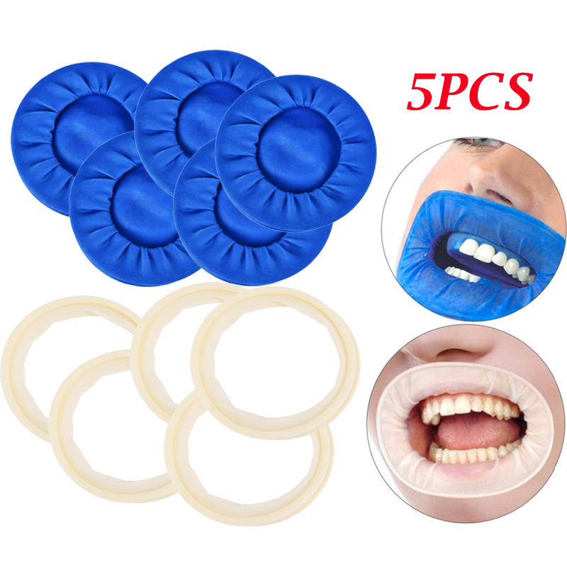 Teeth Whitening Zoom - 5 Pcs Rubber Dam Dental Mouth