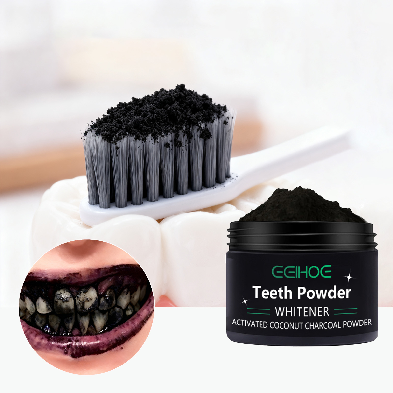Teeth Whitening Powder Natural – обзор и цена Whitening Powder Activated