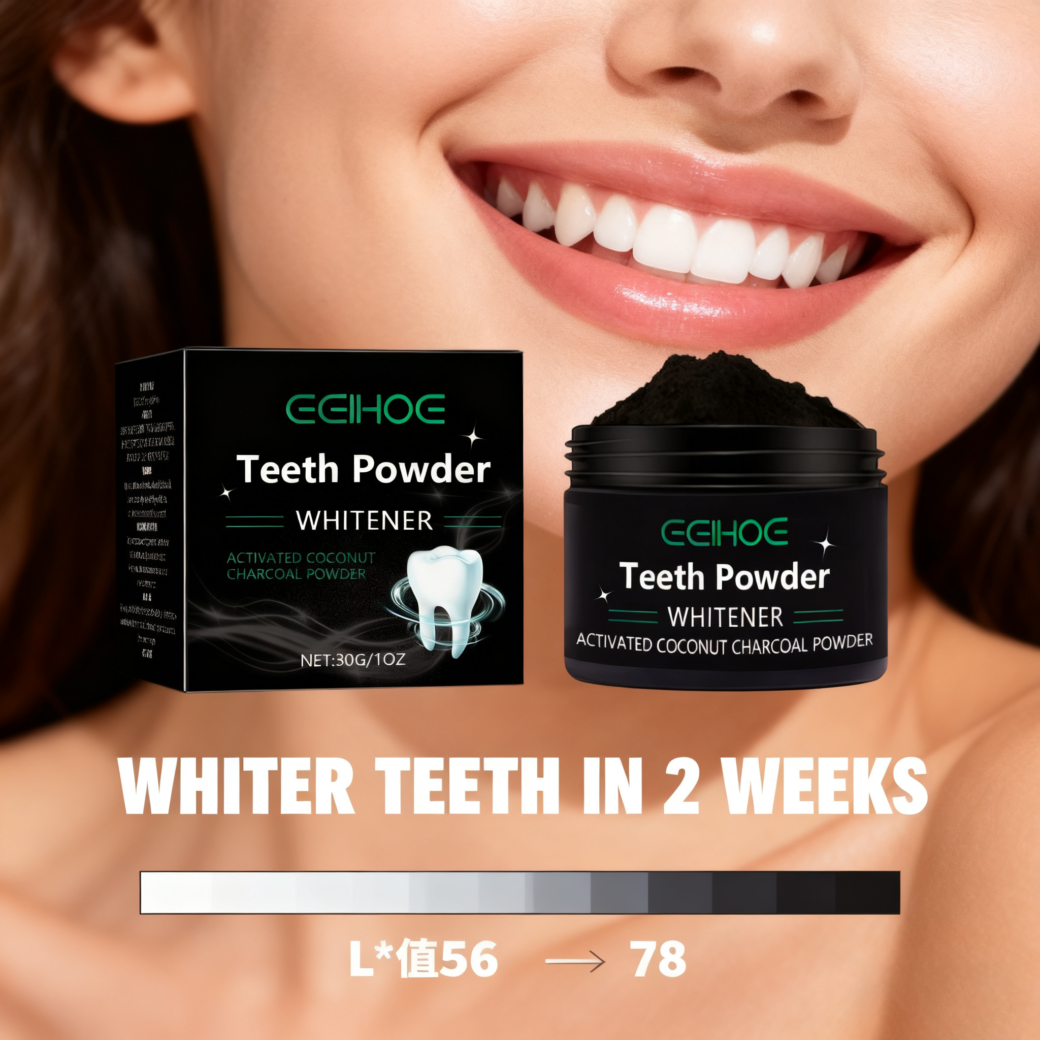Teeth Whitening Powder Natural – обзор и цена Whitening Powder Activated