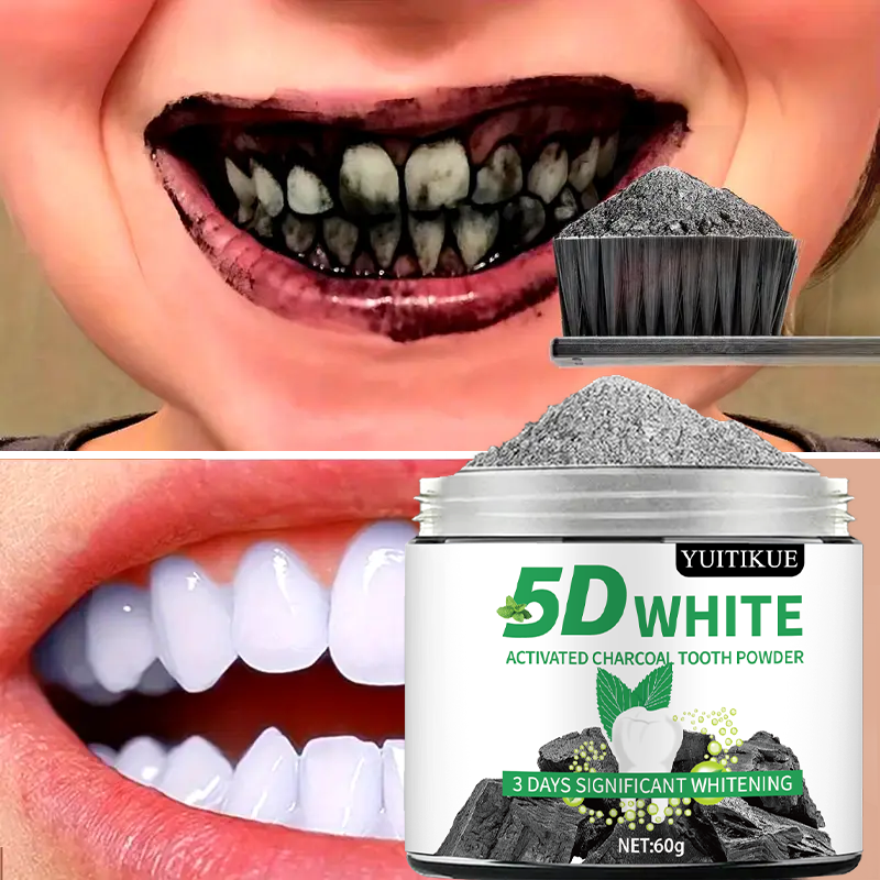 YUlTlKUE 5D White Activated ch – обзор и цена Whitening Powder Activated