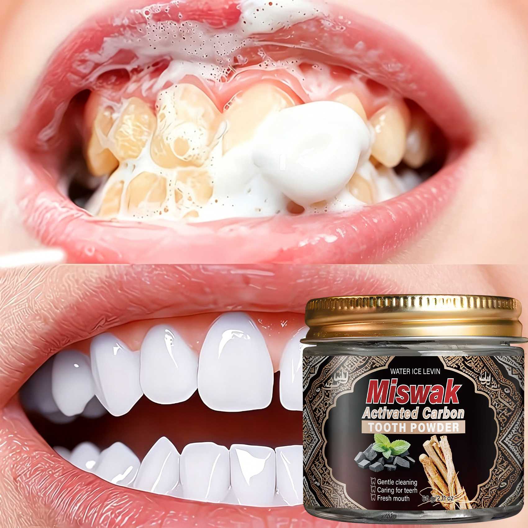 Activated Charcoal & Miswak To – обзор и цена Whitening Powder Activated