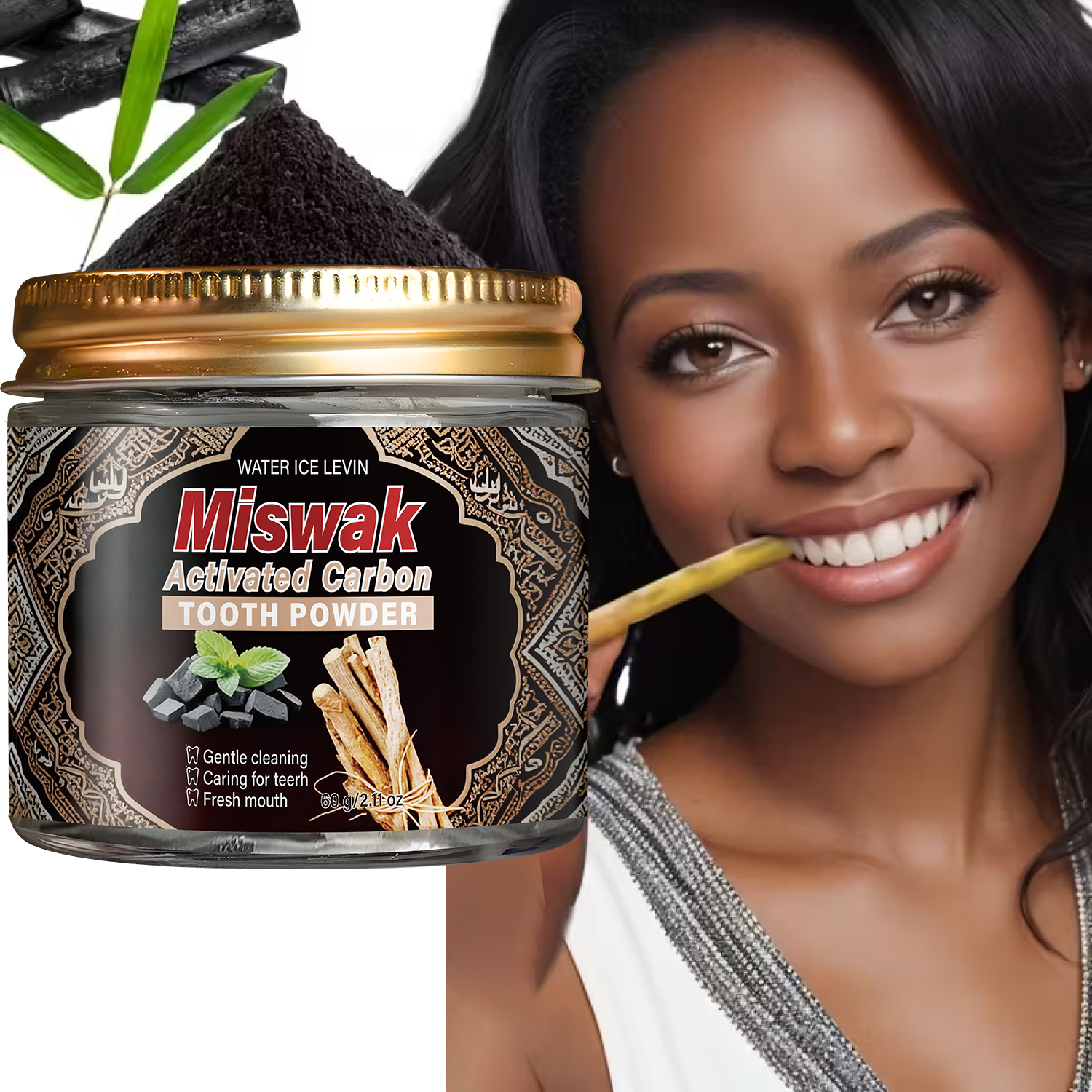Activated Charcoal & Miswak To – обзор и цена Whitening Powder Activated
