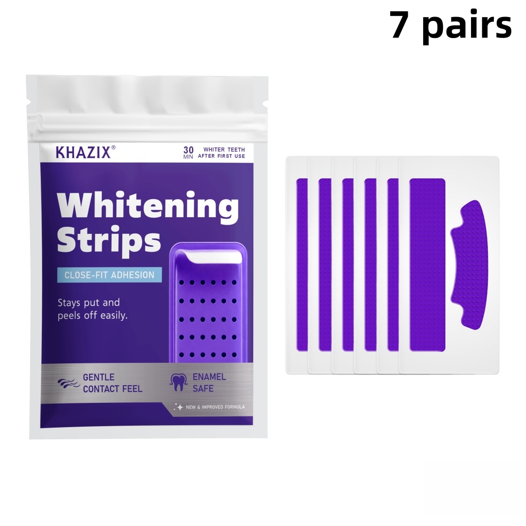 7pairs Teeth Whitening Strips  – обзор и цена Teeth Whitening Routine