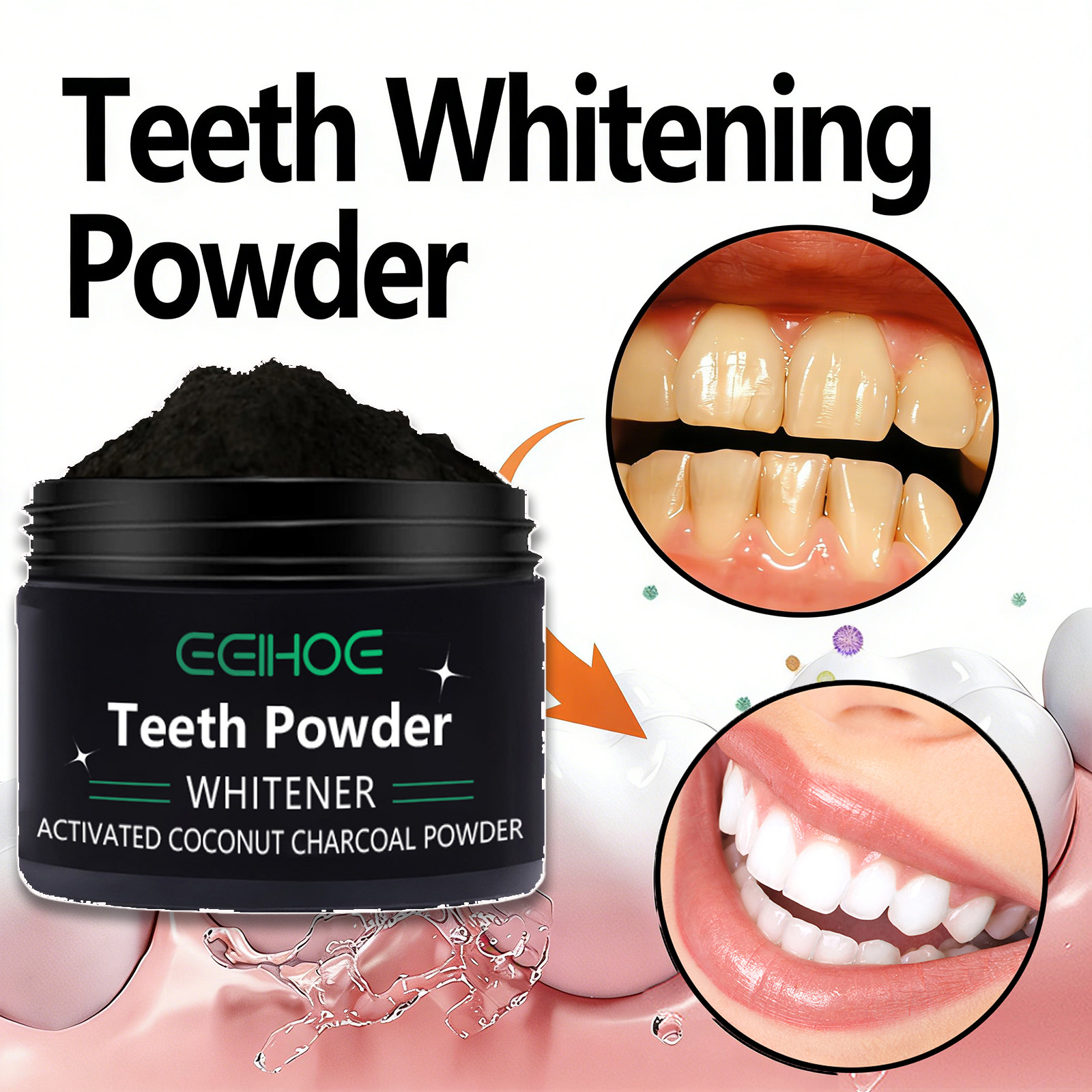 Natural Teeth Whitening Powder – обзор и цена Whitening Powder Activated