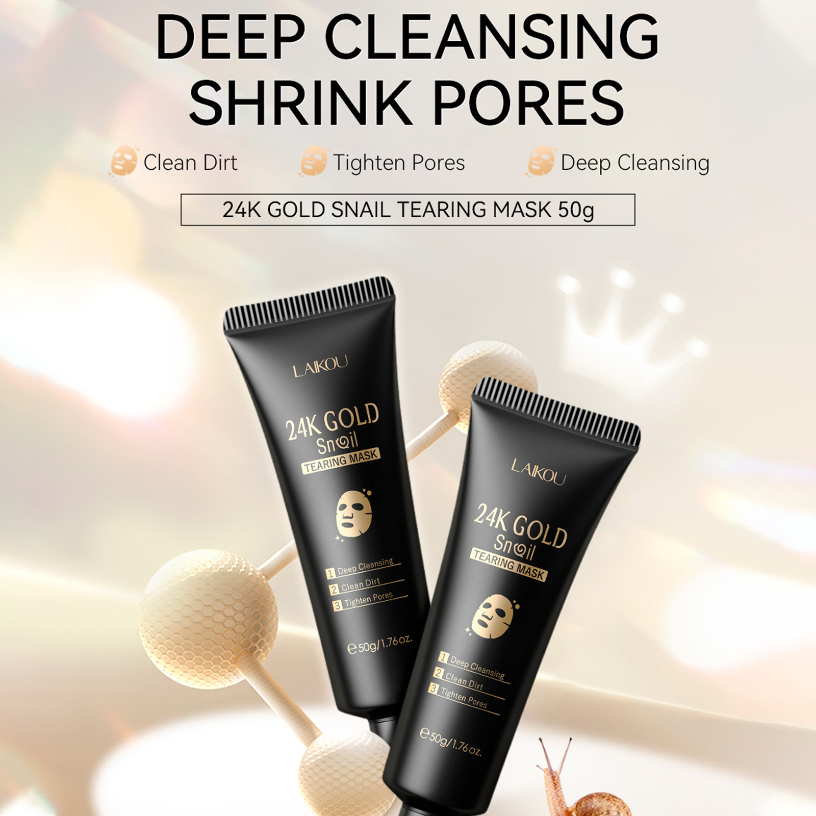24K Gold Collagen Active Face  – обзор и цена Whitening Powder Activated
