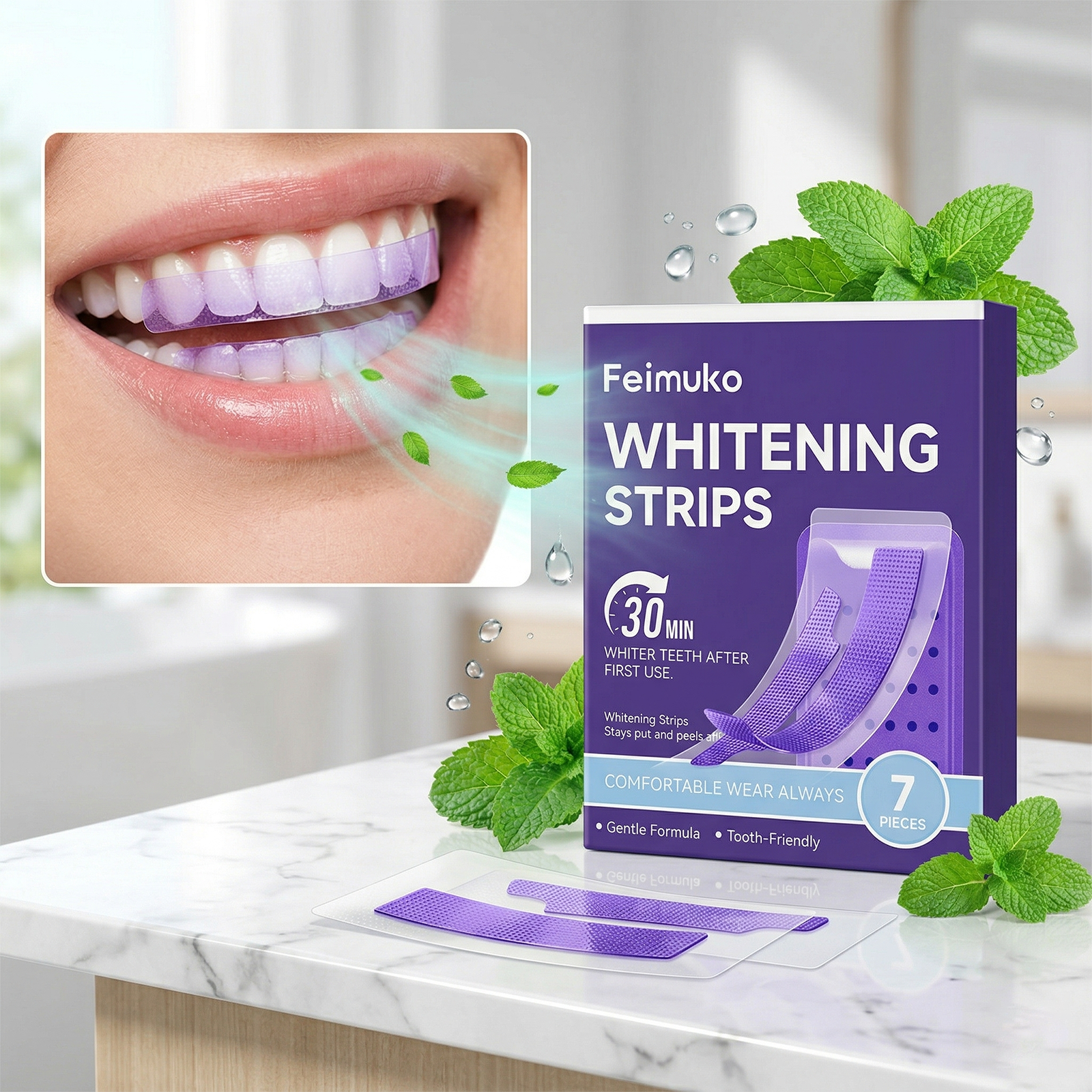 Purple Color Corrector Teeth B – обзор и цена Teeth Whitening Routine
