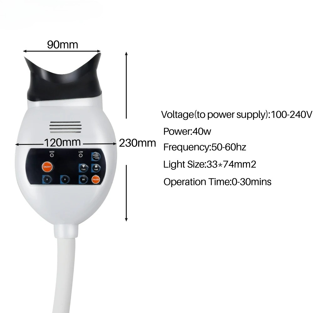 Adjustable 3 Colors LED Teeth  – обзор и цена Whitening Teeth Machine