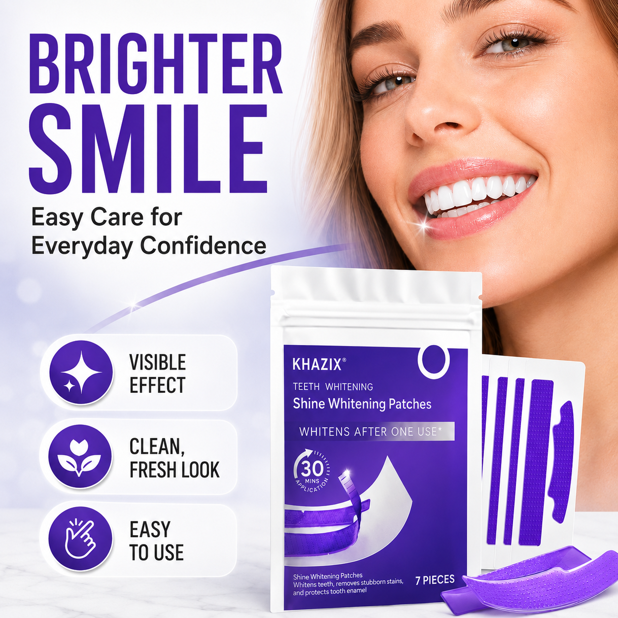7 pairs Teeth Whitening Strips – обзор и цена Teeth Whitening Routine