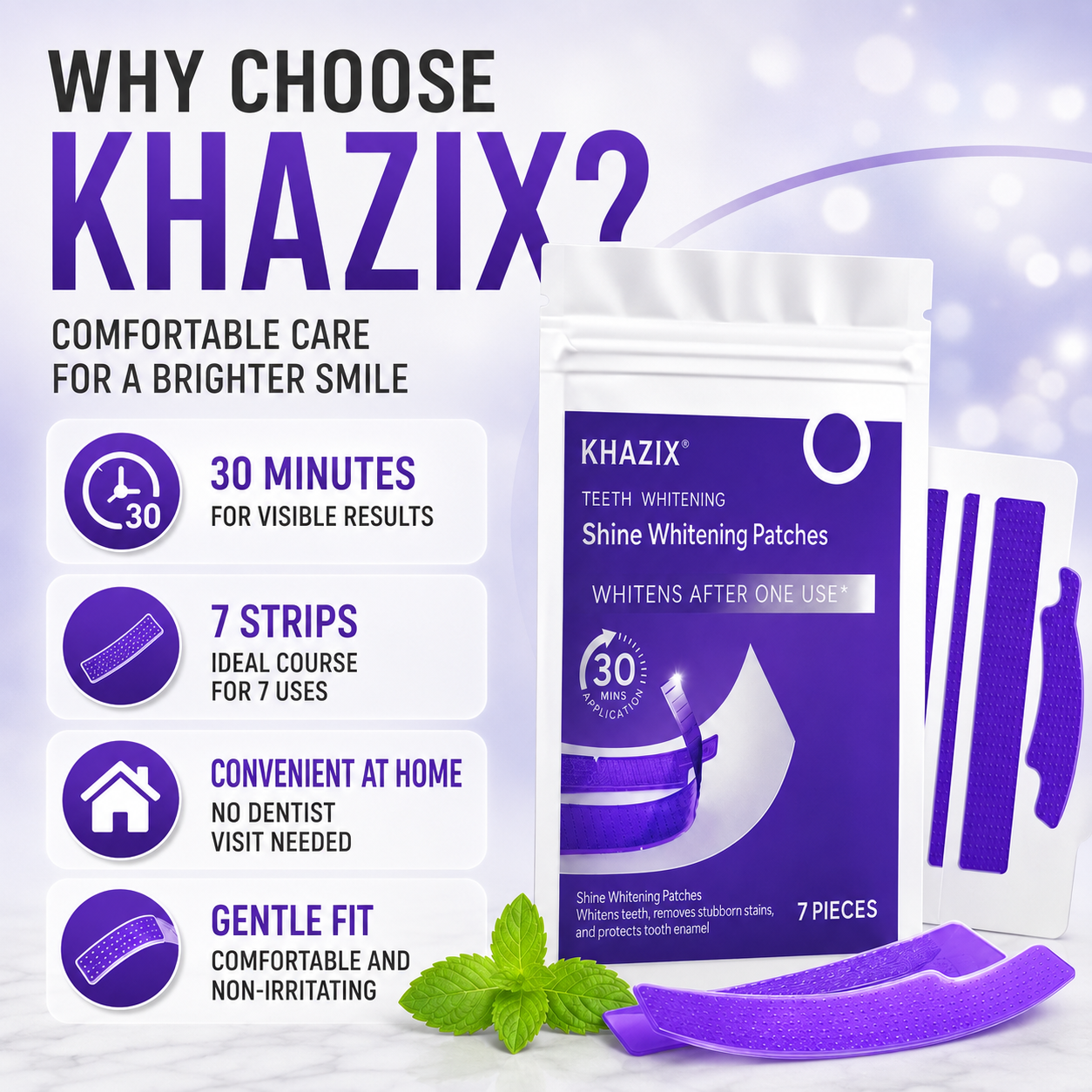 7 pairs Teeth Whitening Strips – обзор и цена Teeth Whitening Routine