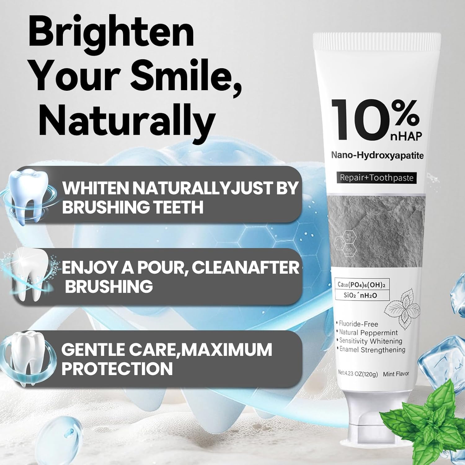 10% Nano-Hydroxyapatite Toothp – обзор и цена Teeth Whitening That Works